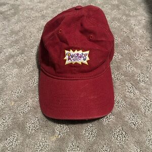 Red/ maroon rugrats baseball cap